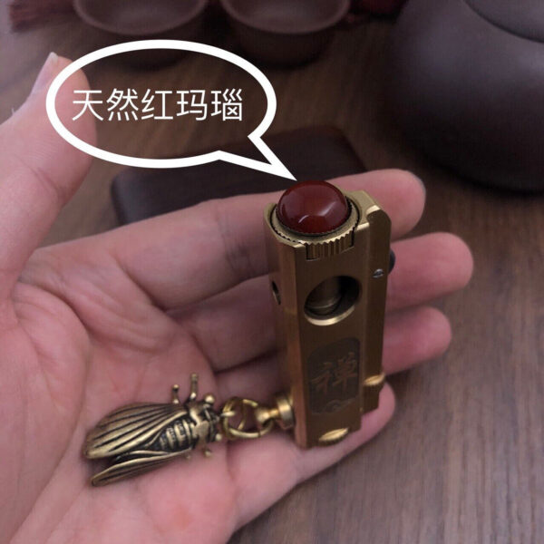 New Petrol Cigarette Lighter In Brass - Image 5